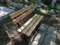 Лавочка на могилу №004