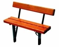 Лавочка со спинкой на могилу