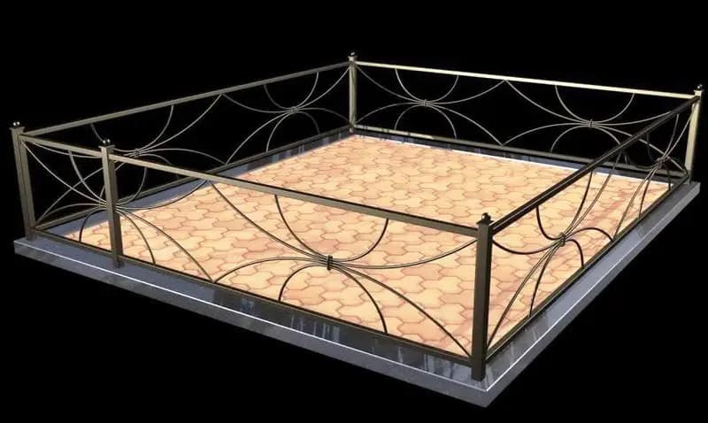 Оградка сварная №011