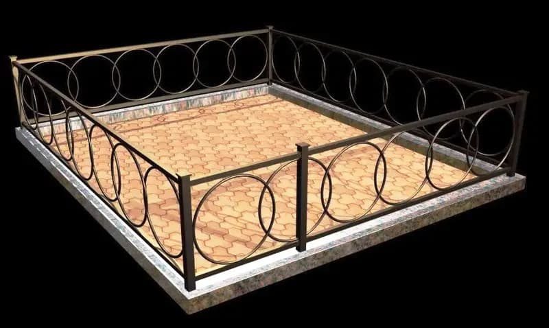 Оградка сварная №020