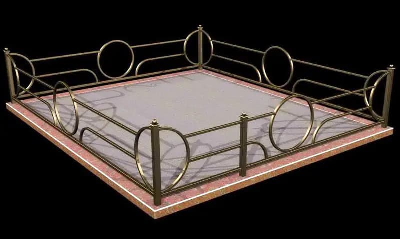 Оградка сварная №007