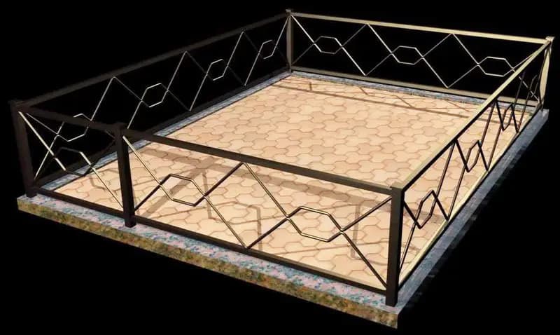 Оградка сварная №012