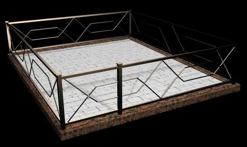 Оградка сварная №016